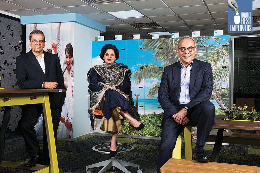 The leadership team at Elsevier, part of the Netherlands-based RELX Group, looks after employees by taking care of their needs with respect to finances, health care, communication and job security