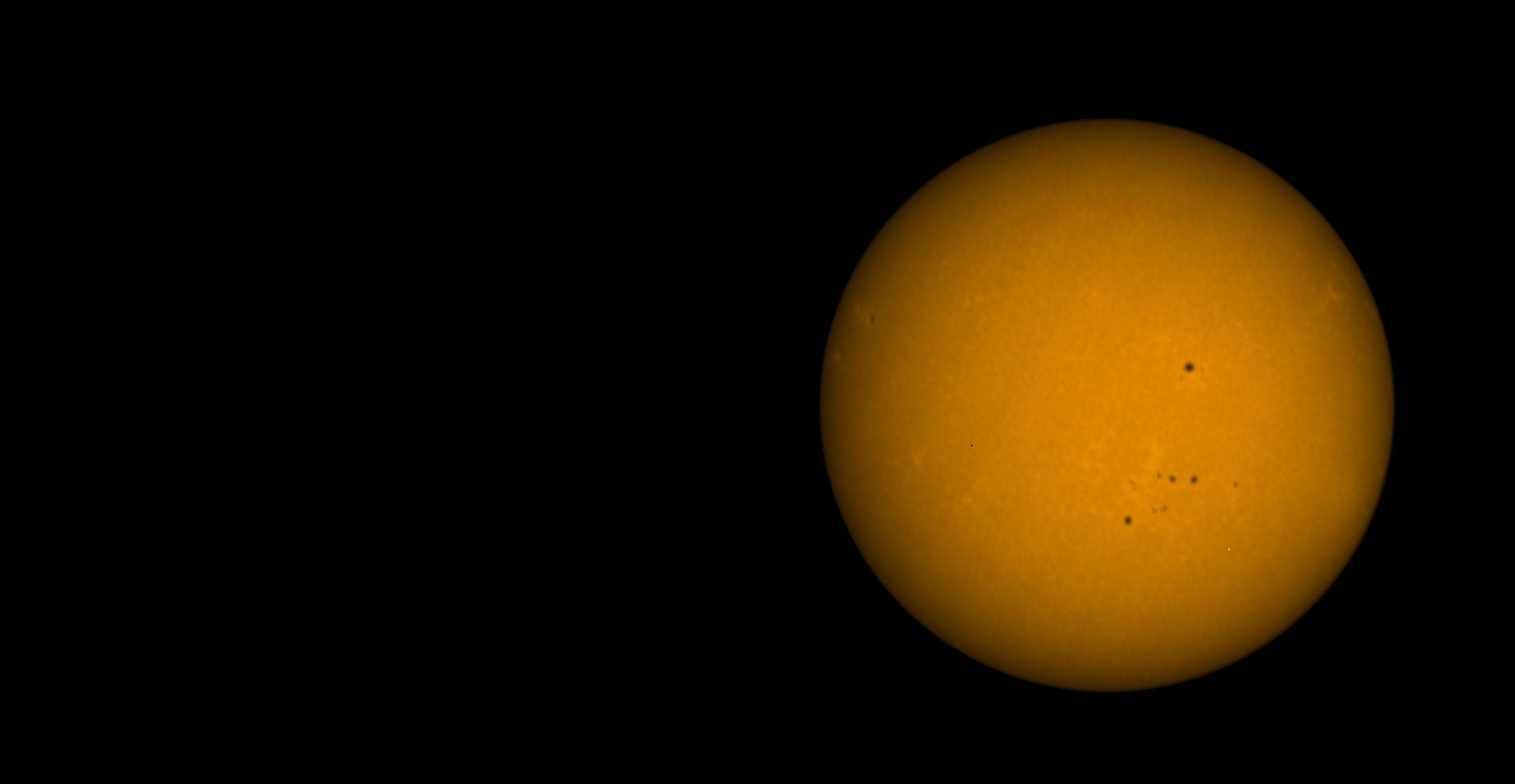 The Solar Ultraviolet Imaging Telescope (SUIT) instrument on board the Aditya-L1 spacecraft has successfully captured the first full-disk images of the Sun in the 200-400 nm wavelength range. (Source: Indian Space Research Organisation)