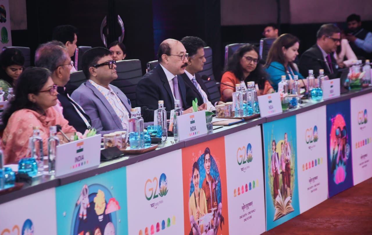 Panel at the 4th G20 Education Working Group Meeting in Pune, India.